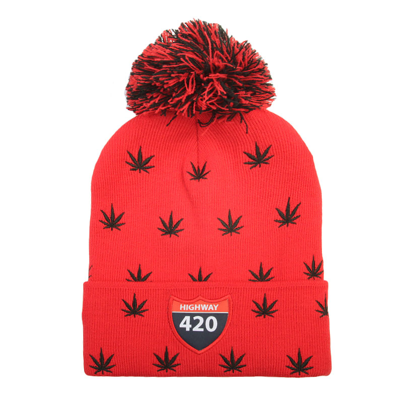 Шапка True spin Weedy Pom Шапка True spin Weedy PomШапки<br>Акрил<br><br>Цвет: Красный, черный<br>Размеры : OS