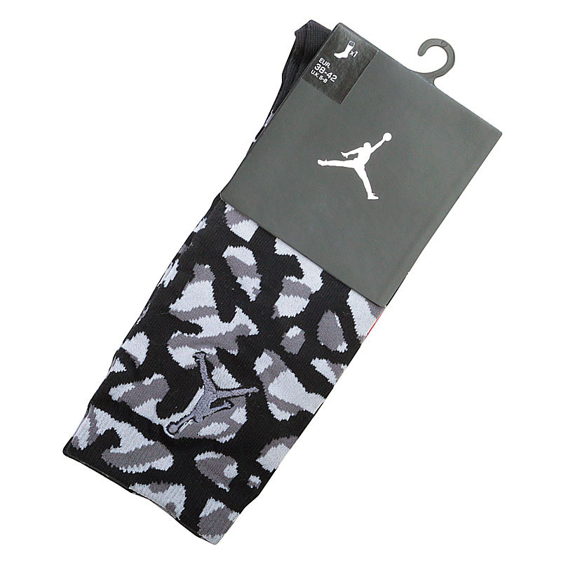 Носки Jordan Ele Носки Jordan EleНоски<br>Нейлон, хлопок, эластан<br><br>Цвет: Черный, серый<br>Размеры US: M<br>Пол: Мужской