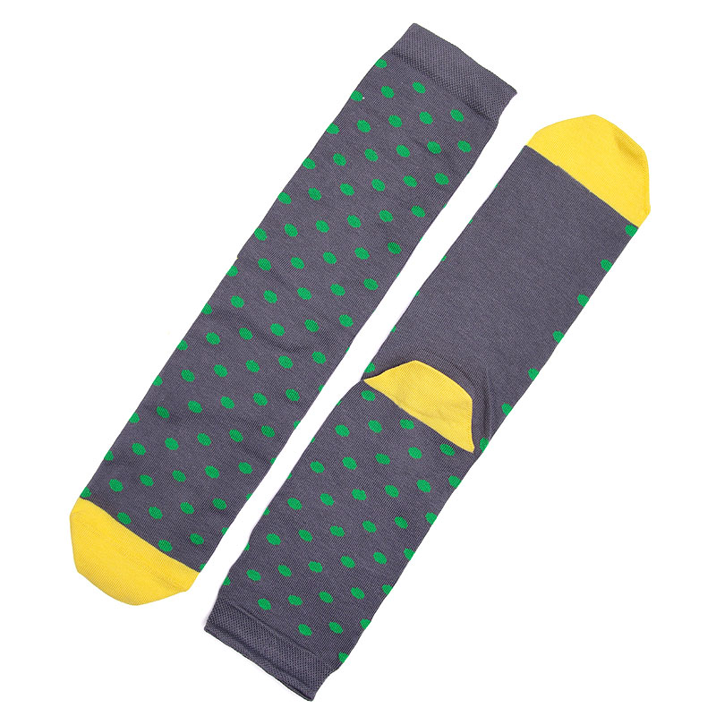 Носки SocksnRoll Носки SocksnRollНоски<br>87% хлопок,10% полиамид,3% эластан<br><br>Цвет: Серый,желтый<br>Размеры : 41-45