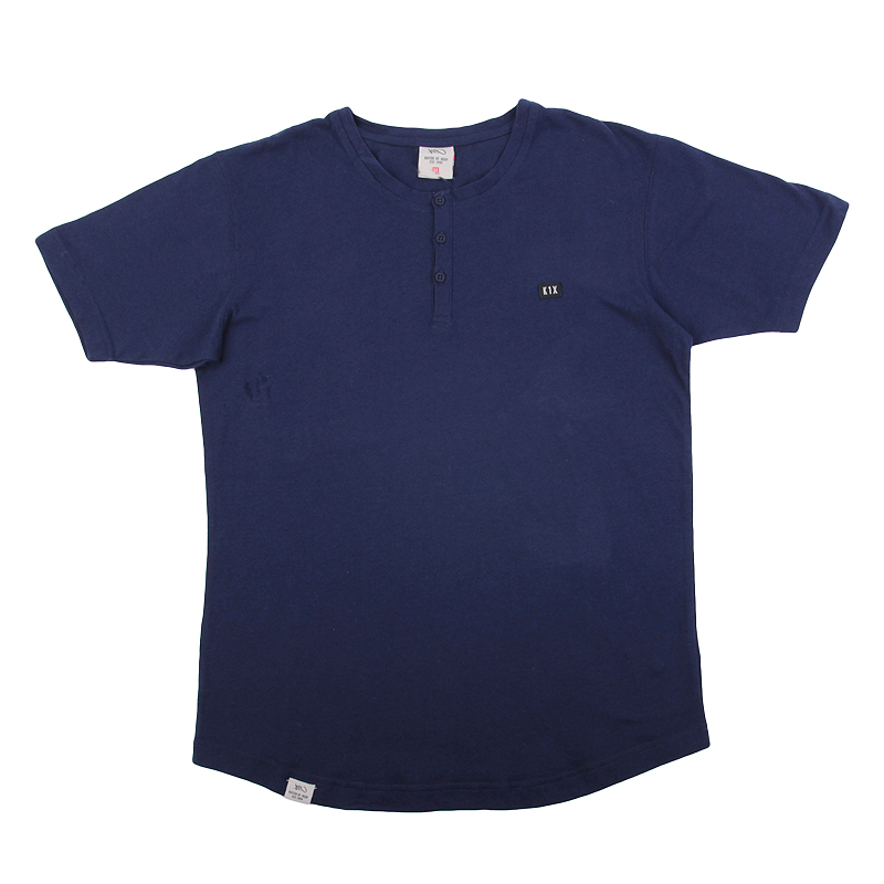 Футболка K1X henlee tee Футболка K1X henlee teeФутболки<br>50% хлопок,50% полиэстер<br><br>Цвет: Синий<br>Размеры US: 2XL<br>Пол: Мужской