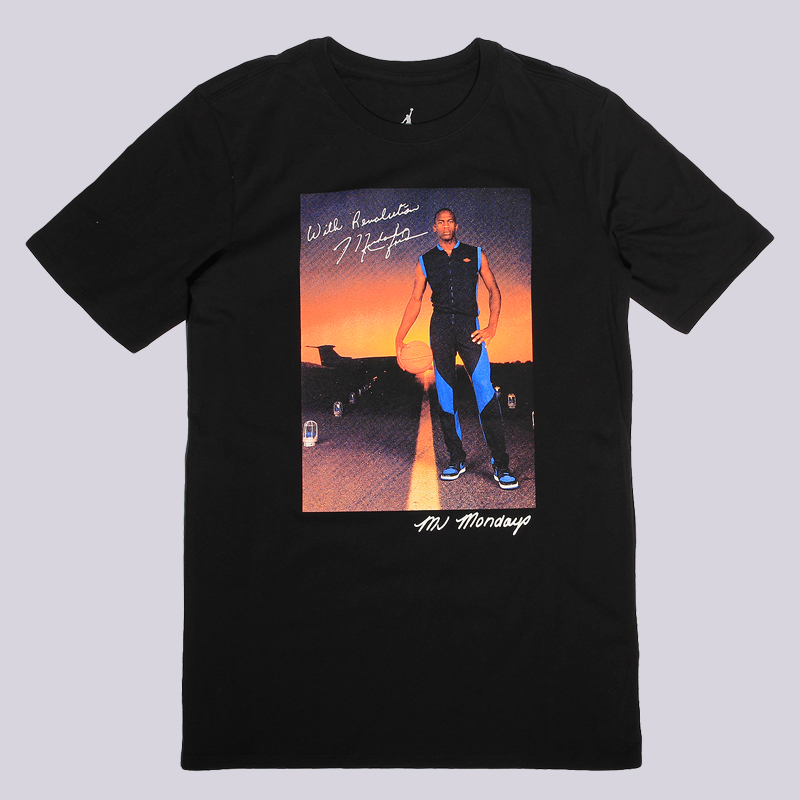Футболка Jordan Mondays Tee Футболка Jordan Mondays TeeФутболки<br>Хлопок<br><br>Цвет: Чёрный<br>Размеры US: S;M;L<br>Пол: Мужской