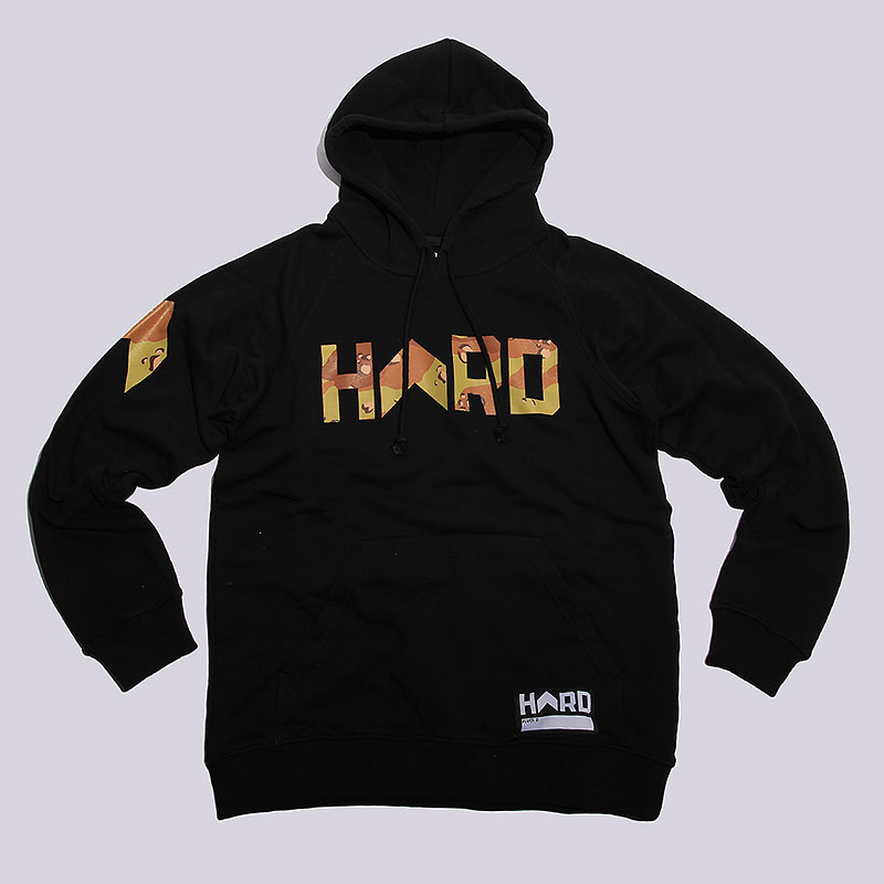 Толстовка Hard HRD Толстовка Hard HRDТолстовки свитера<br>Хлопок<br><br>Цвет: Черный<br>Размеры : XL<br>Пол: Мужской