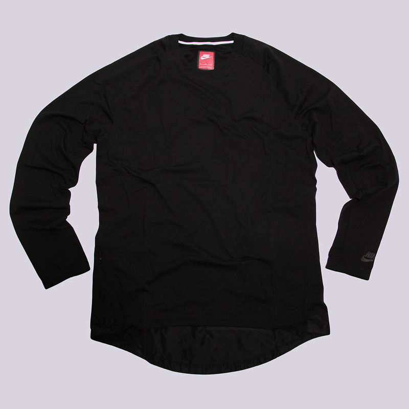 Толстовка Nike Sportswear BND Top LS KNT Толстовка Nike Sportswear BND Top LS KNTТолстовки свитера<br>76% полиэстер, 24% хлопок<br><br>Цвет: Чёрный<br>Размеры US: L<br>Пол: Мужской