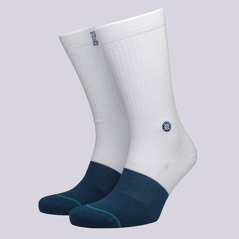 Носки Stance Transition Носки Stance TransitionНоски<br>Хлопок, эластан<br><br>Цвет: Белый, синий<br>Размеры : L<br>Пол: Мужской