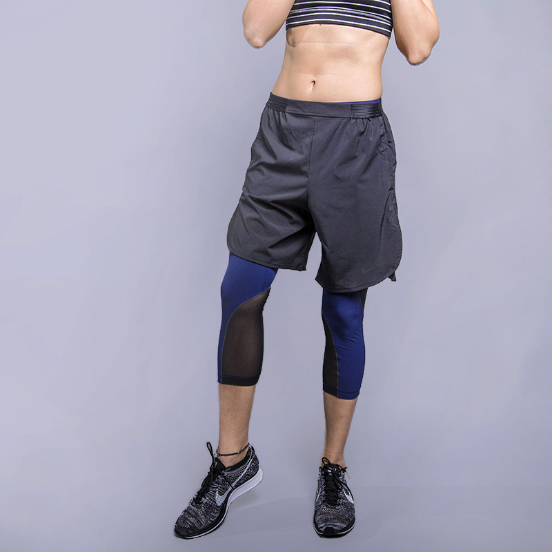 Шорты Nike NK FLX Short BLISS Шорты Nike NK FLX Short BLISSШорты<br>88% полиэстер, 12% эластан<br><br>Цвет: Серый<br>Размеры US: XS;L<br>Пол: Женский