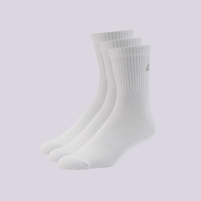 Носки Reebok SE U Mid Crew Socks Носки Reebok SE U Mid Crew SocksНоски<br>Хлопок, полиэстер, нейлон, эластан<br><br>Цвет: Белый<br>Размеры US: 9-11
