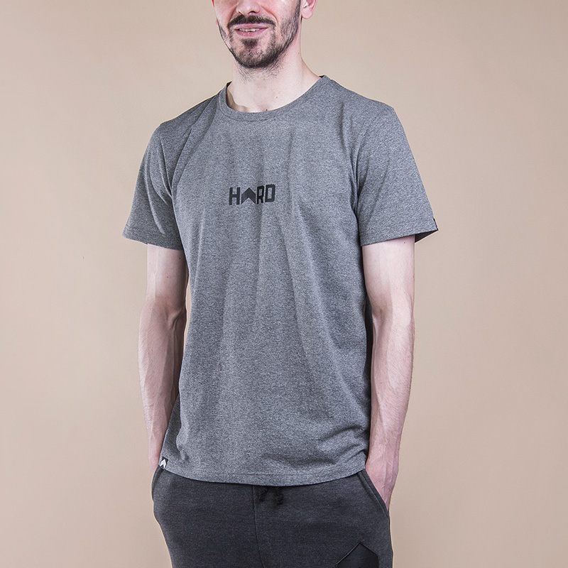 Футболка Hard Blank T-Shirt Футболка Hard Blank T-ShirtФутболки<br>Хлопок<br><br>Цвет: Серый<br>Размеры : XL<br>Пол: Мужской