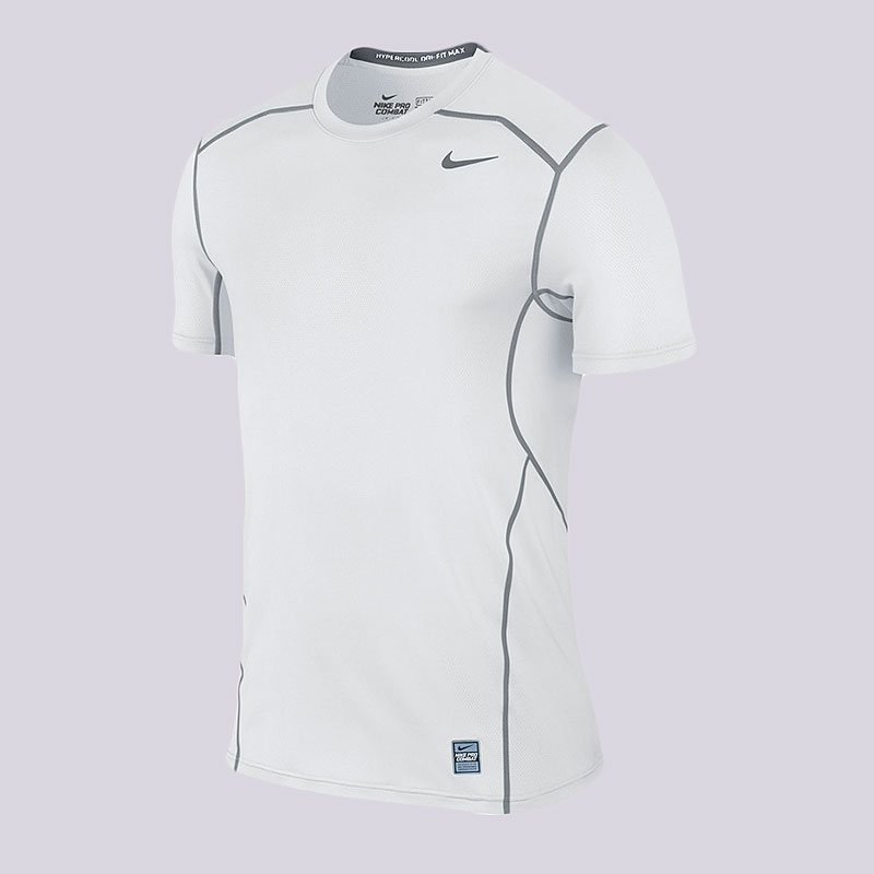 Футболка Nike Hypercool Lite Футболка Nike Hypercool LiteКомпрессионное белье<br>Полиэстер, эластан<br><br>Цвет: Белый<br>Размеры US: 2XL<br>Пол: Мужской
