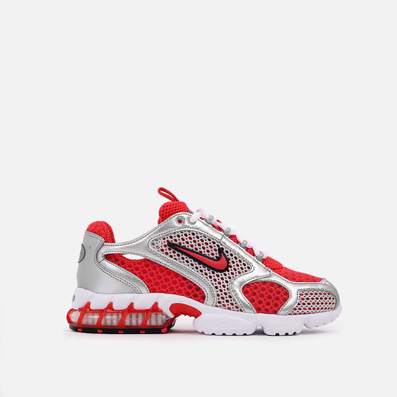 

Кроссовки Nike, Серый;красный, Air Zoom Spiridon Cage 2