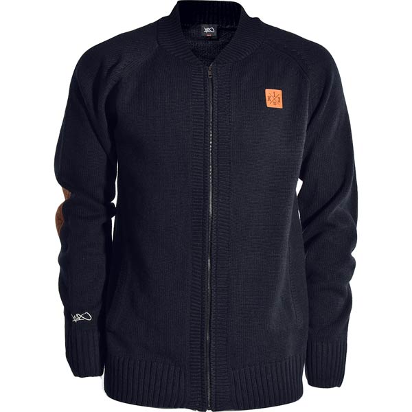 Кардиган K1X Crest knit college jacket Кардиган K1X Crest knit college jacketКуртки, пуховики<br>85% акрил,15% шерсть<br><br>Цвет: темно-синий<br>Размеры US: S<br>Пол: Мужской