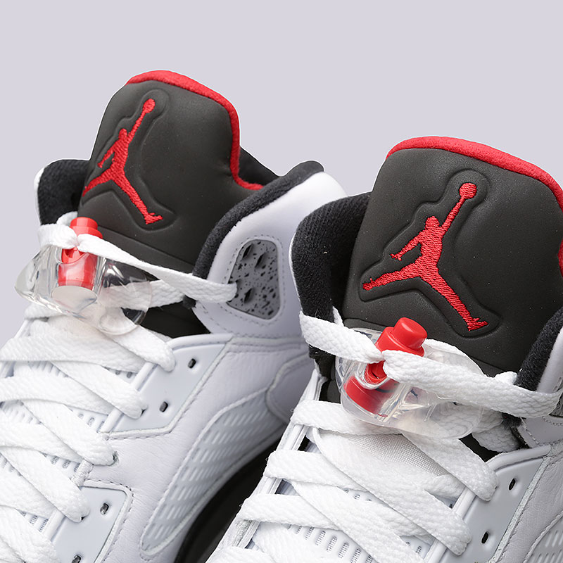 мужские белые кроссовки Jordan V Retro 136027-104 - цена, описание, фото 7