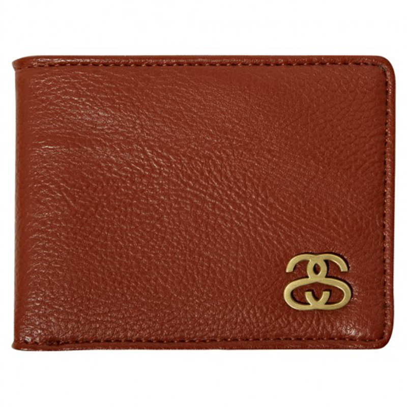 Stussy Бумажник Classic Stock Bi-Fold (136093-brown)  - цена, описание, фото 1