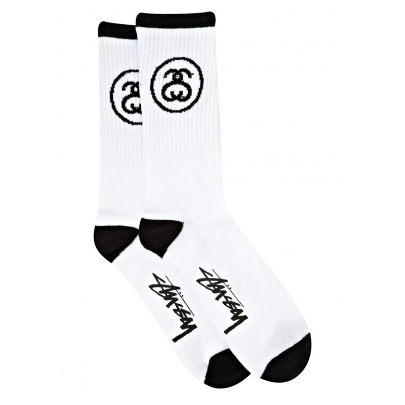 Stussy Носки SS Link Long (138231-white)  - цена, описание, фото 1