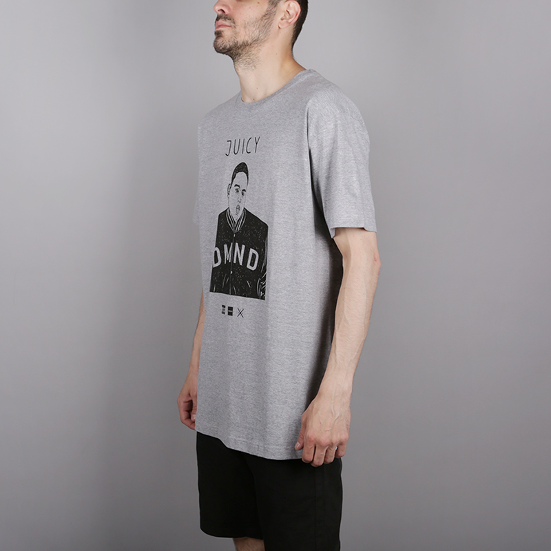 мужская серая футболка Wemoto Juicy b147-heather - цена, описание, фото 3