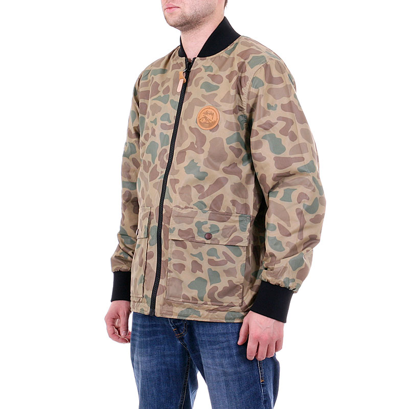 Stussy Куртка двухсторонняя (150133-blk/khk camo)  - цена, описание, фото 2