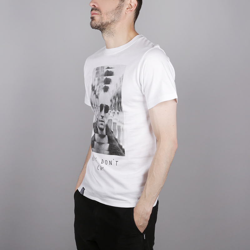 мужская белая футболка Wemoto Drive C107-White - цена, описание, фото 3