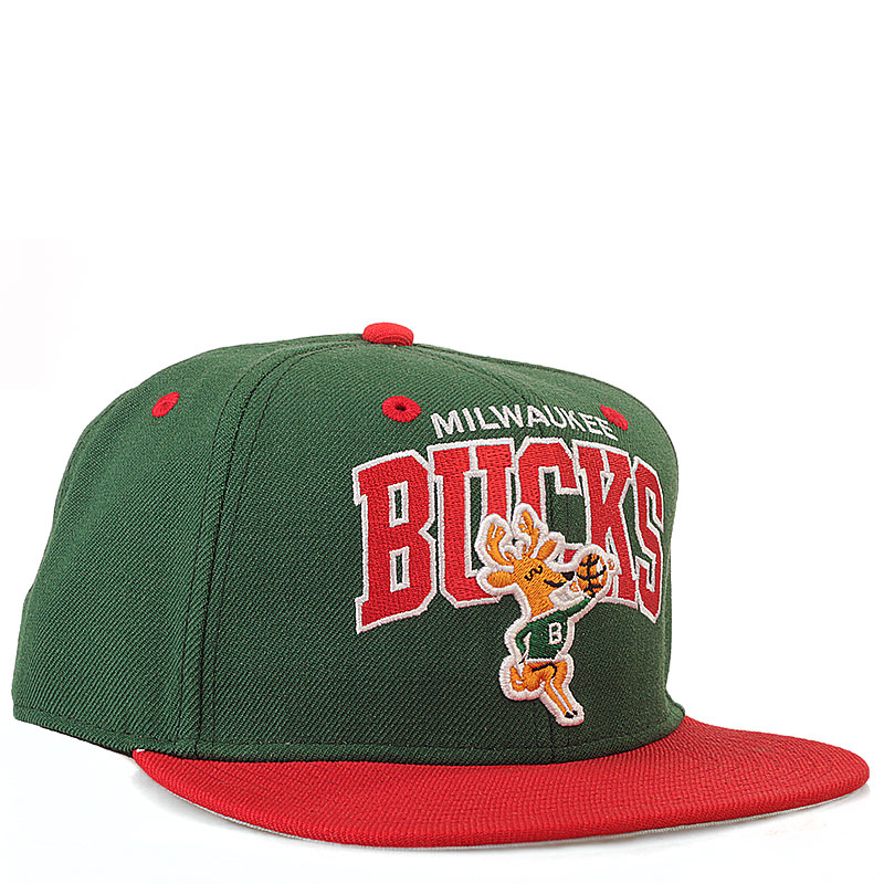 Mitchell and ness Кепка (NA80Z Malwaukee Buck)  - цена, описание, фото 1