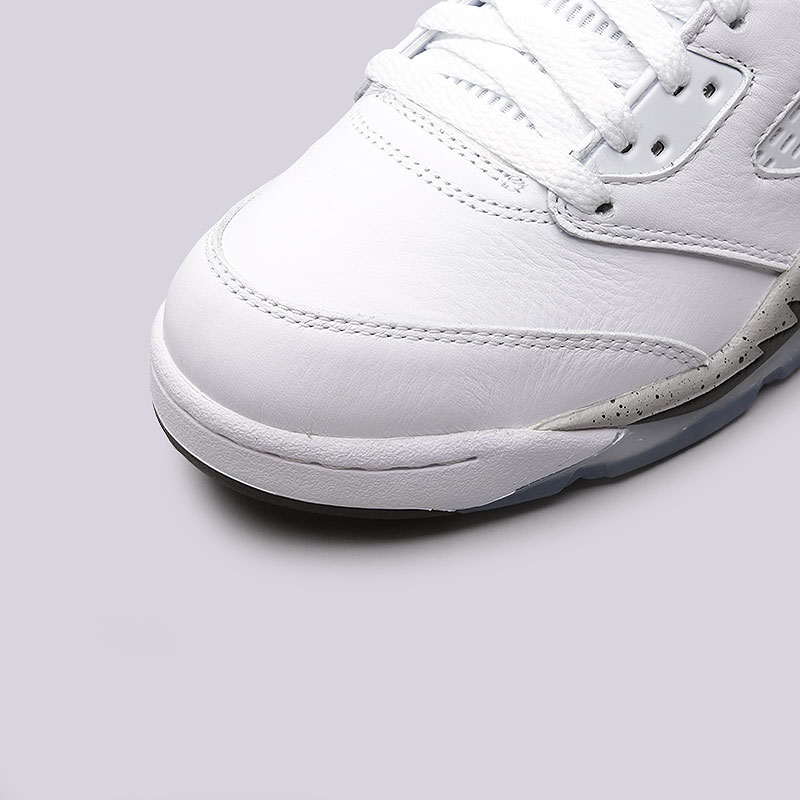 мужские белые кроссовки Jordan V Retro 136027-104 - цена, описание, фото 6