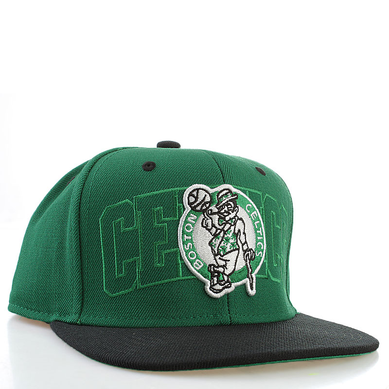 Mitchell and ness Кепка (EU088-Boston-green)  - цена, описание, фото 1