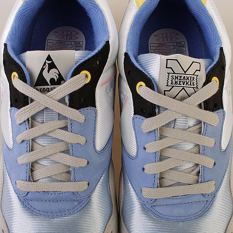 Le coq sportif Кроссовки Flash Snkr (1312130 white/skyway)  - цена, описание, фото 5