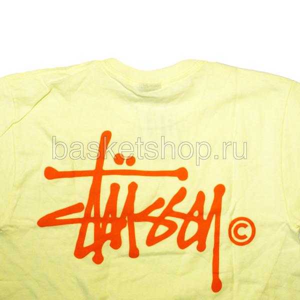 Stussy Футболка (1902434-lemon/orng)  - цена, описание, фото 2