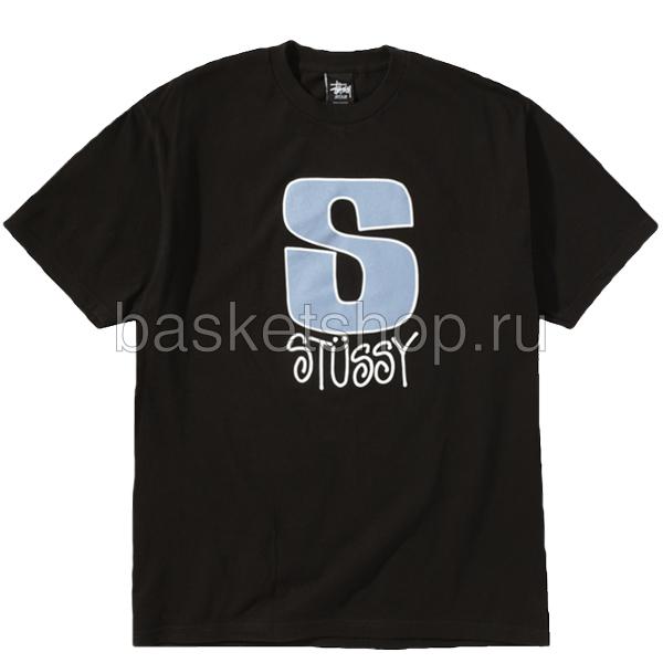 Stussy Футболка (1902459-blk/blu)  - цена, описание, фото 1