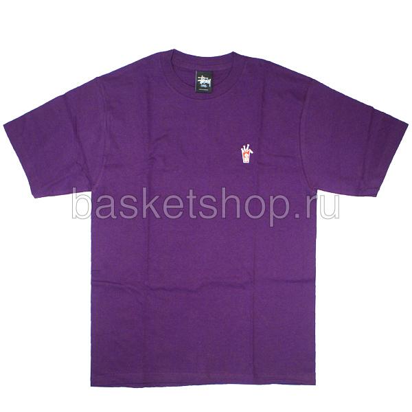 Stussy Футболка (1902460-plum/red)  - цена, описание, фото 1