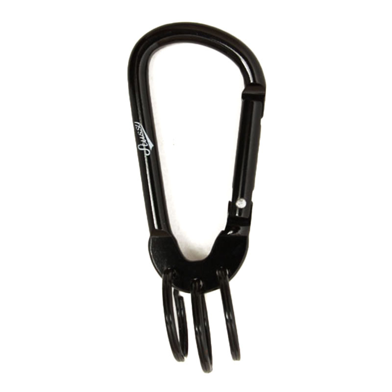Stussy Брелок Keyring Carabiner (138236-blk)  - цена, описание, фото 1