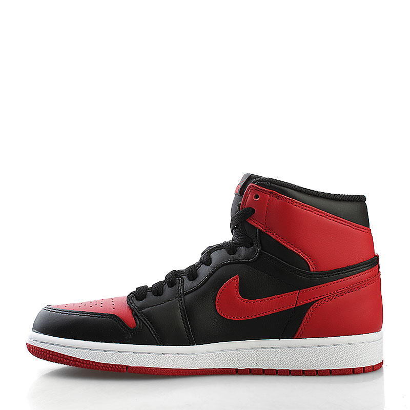 black and red jordans retro 1