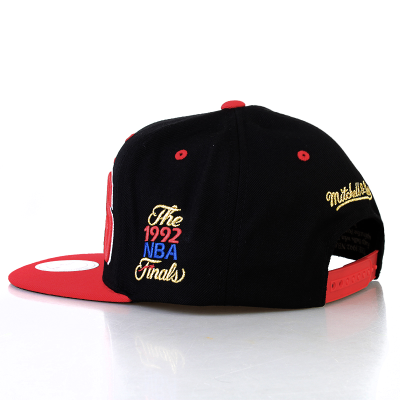 Mitchell and ness Кепка (NU45Z-black-red)  - цена, описание, фото 2