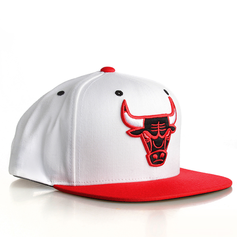 Mitchell and ness Кепка (NU44Z-white-red)  - цена, описание, фото 1