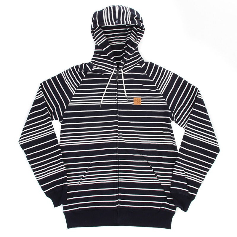 

Толстовка Line Zipper Hoody, Синий;белый