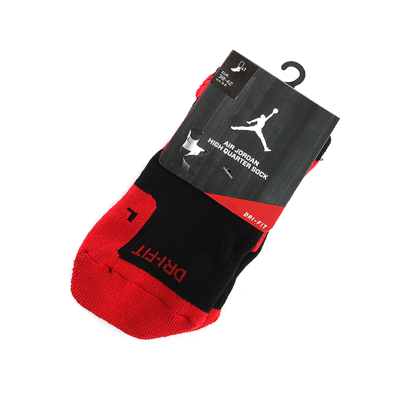 

Носки Air Jordan DriFit Crew, Красный;черный