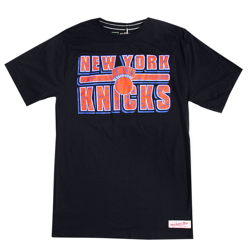 Mitchell and ness Футболка New York Knicks (New York-black)  - цена, описание, фото 1