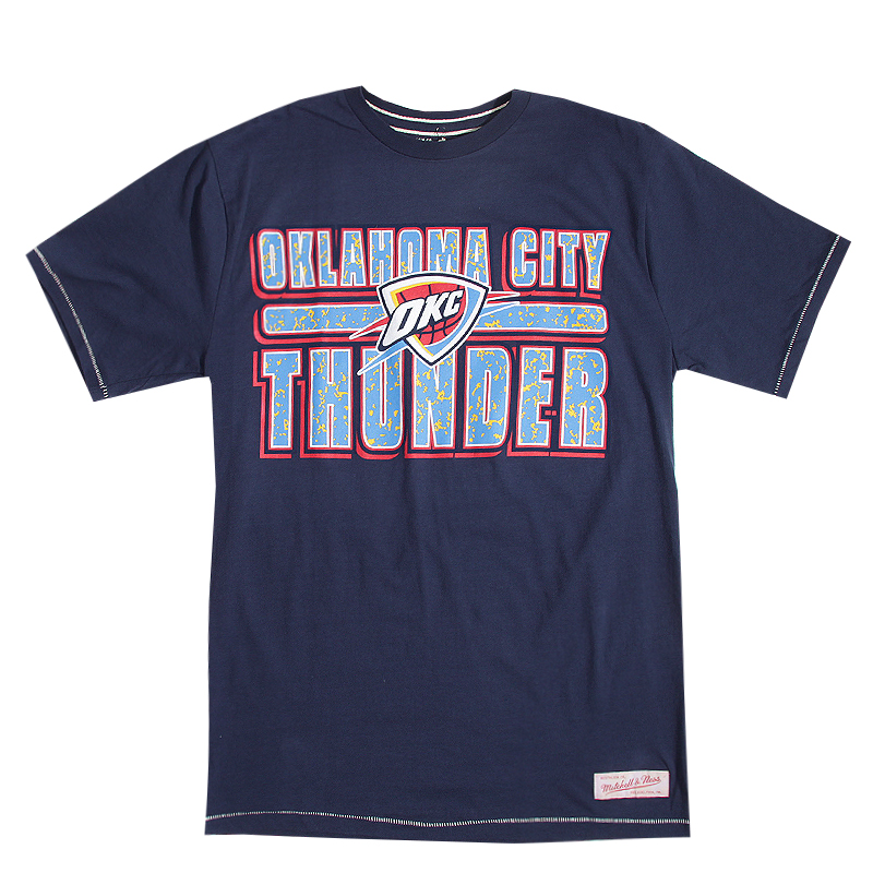 Mitchell and ness Футболка Oaklahoma City Thunder (Oaklahoma City-navy)  - цена, описание, фото 1