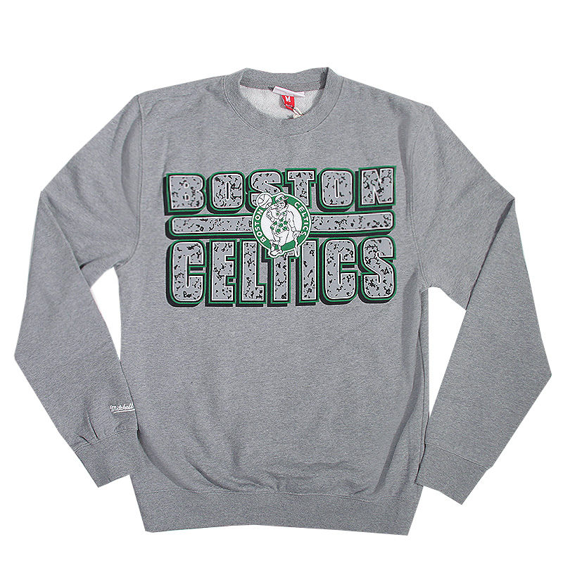 Mitchell and ness Толстовка Boston Celtics (Boston-grey/heat*)  - цена, описание, фото 1