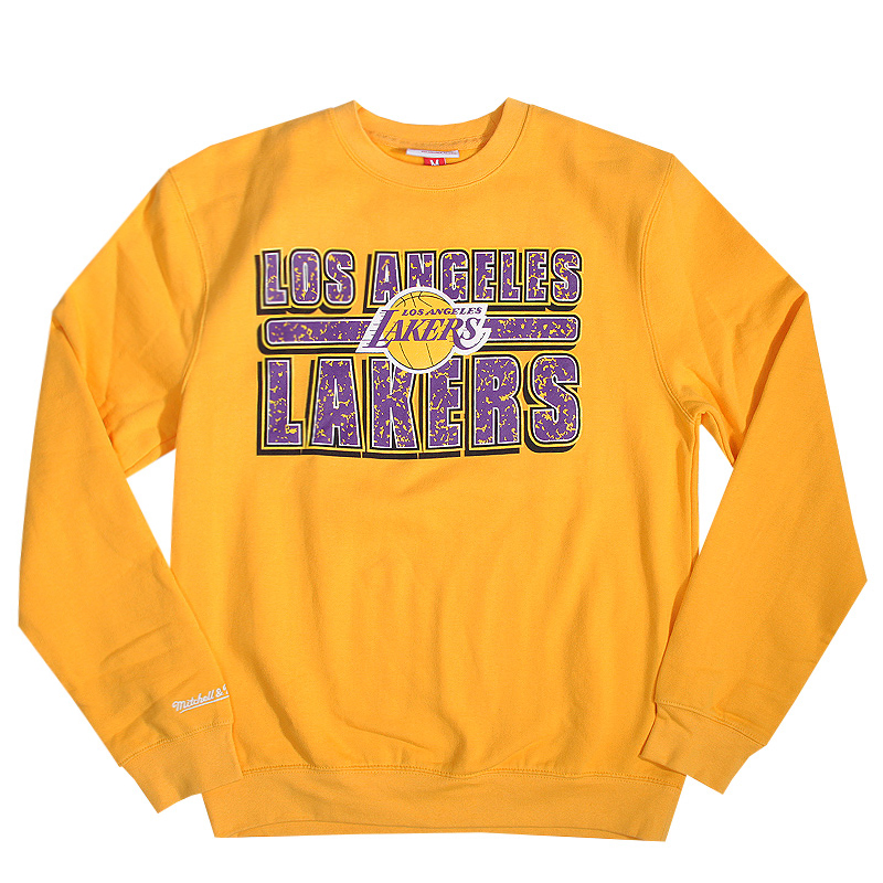 Mitchell and ness Толстовка LA Lakers (la lakers-yellow*)  - цена, описание, фото 1