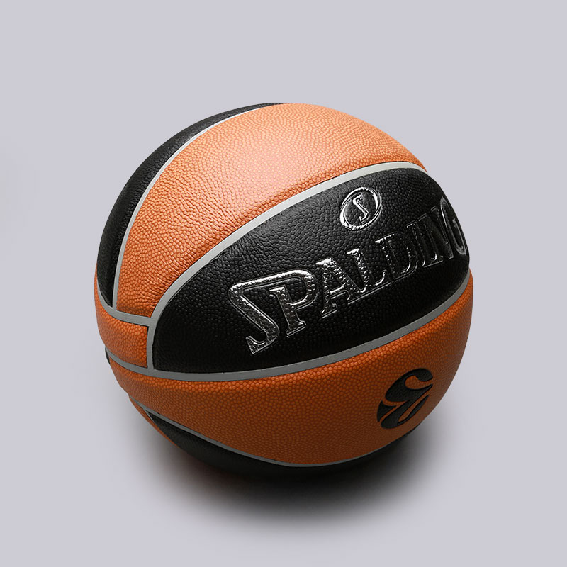 

Мяч №7 Spalding Euroleague Official Ball, Черный;оранжевый