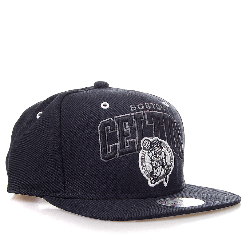Mitchell and ness Кепка (EU074-Bgw-bosc-blk)  - цена, описание, фото 1