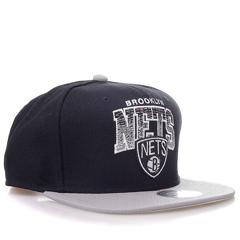 Mitchell and ness Кепка (EU092-Stack-bnet-blk)  - цена, описание, фото 1
