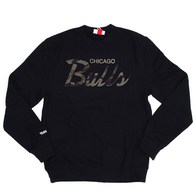 Mitchell and ness Толстовка (Camoscpt-crew-chibul)  - цена, описание, фото 1