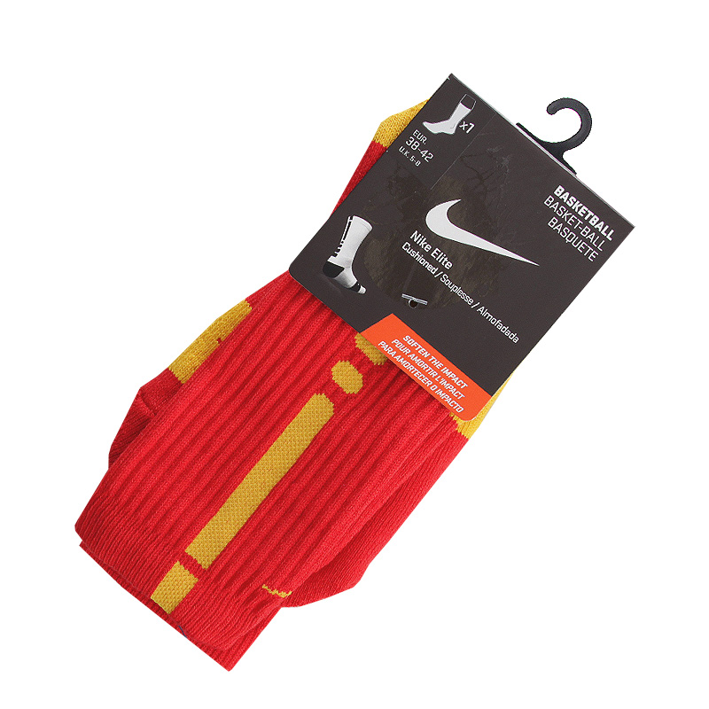 

Носки Nike, Красный;оранжевый, Elite Basketball