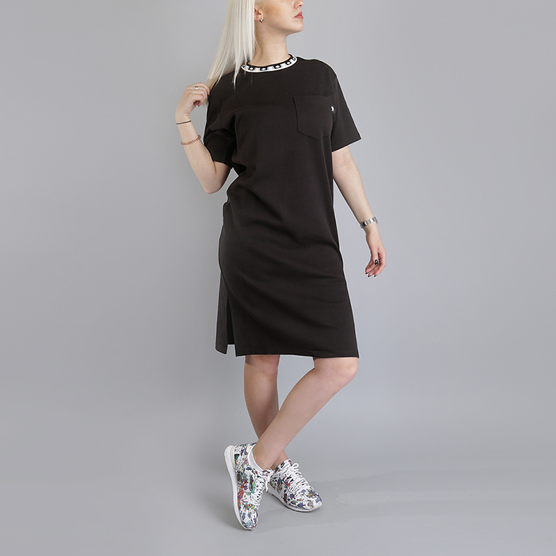 

Платье Stussy Highland Jacquard Collar Dress, Черный