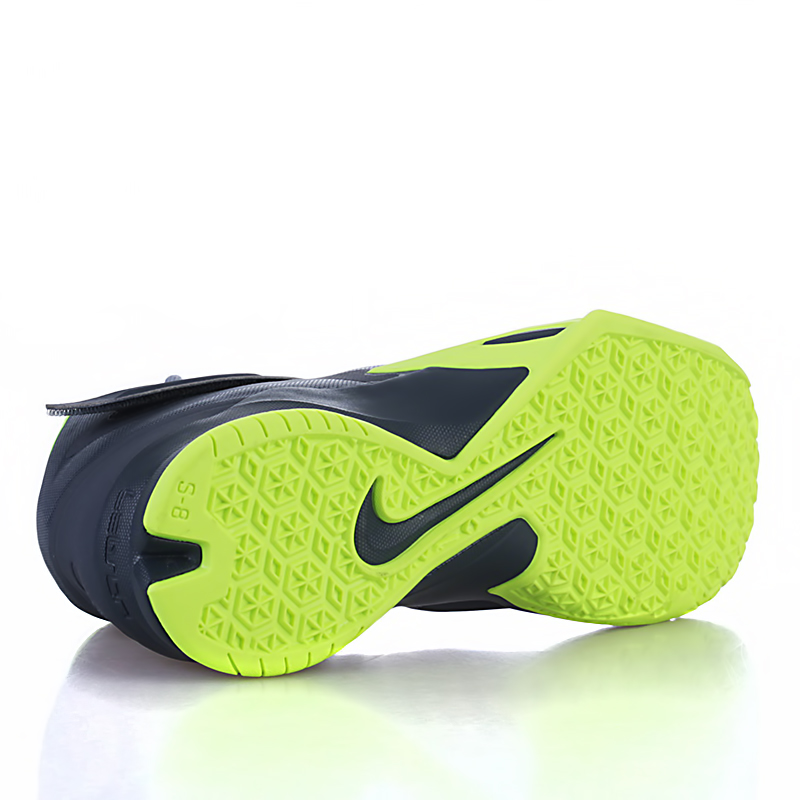 Баскетбольные Nike Кроссовки Nike Zoom Soldier VIII Magnet Grey/Volt-Dark (653641-070)  - цена, описание, фото 4