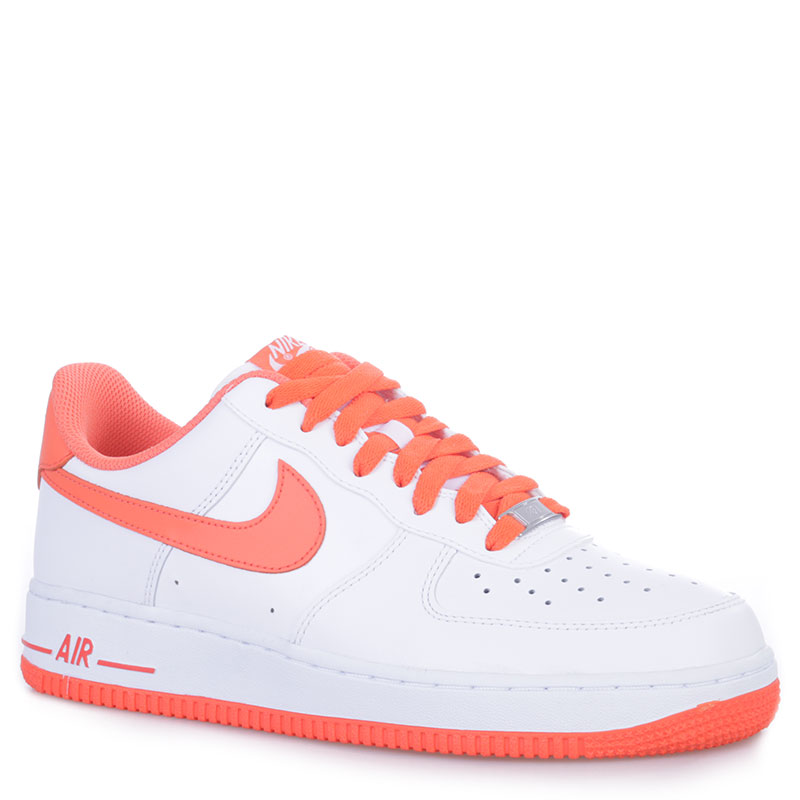 Nike Кроссовки Nike Air Force 1 White Turf Orange (488298-145)  - цена, описание, фото 1