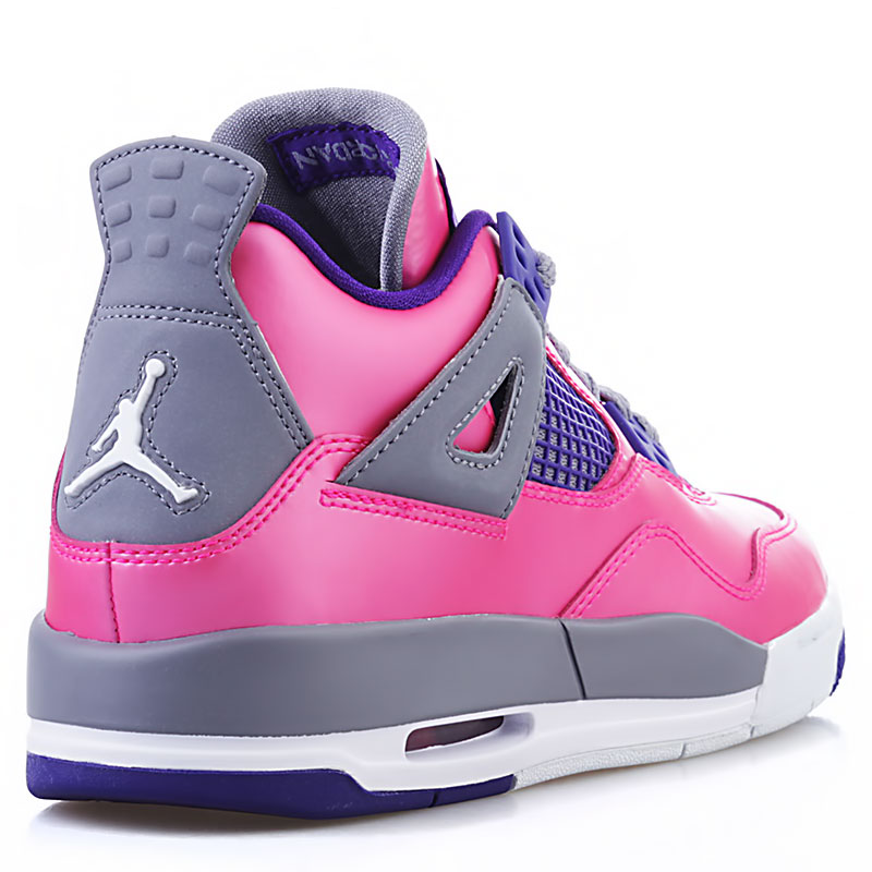   Кроссовки Girls Air Jordan 4 Retro GS 487724-607 - цена, описание, фото 2