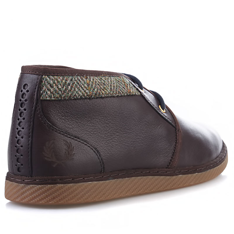 Fred perry Ботинки Claxton Leather/ Harris Tweed (B5221-325)  - цена, описание, фото 2