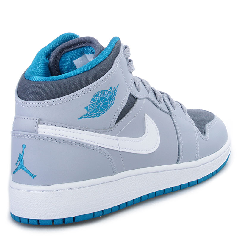 Nike Кроссовки Air Jordan 1 Mid BG (554725-027)  - цена, описание, фото 2