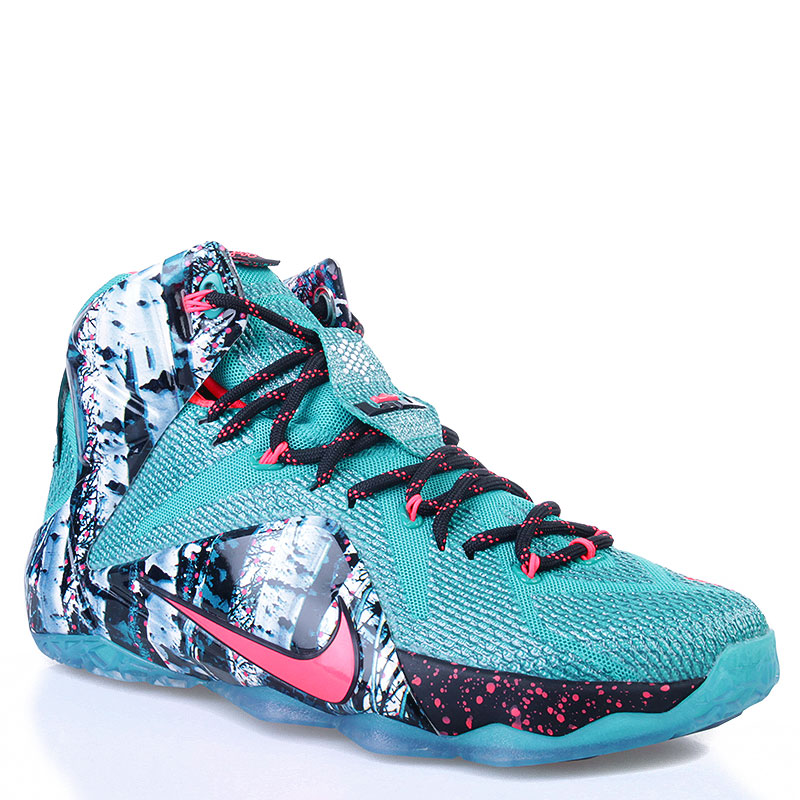Баскетбольные Nike Кроссовки Lebron XII Xmas (707558-363)  - цена, описание, фото 1