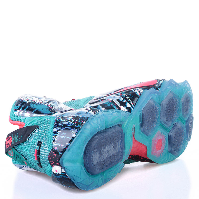 Баскетбольные Nike Кроссовки Lebron XII Xmas (707558-363)  - цена, описание, фото 4